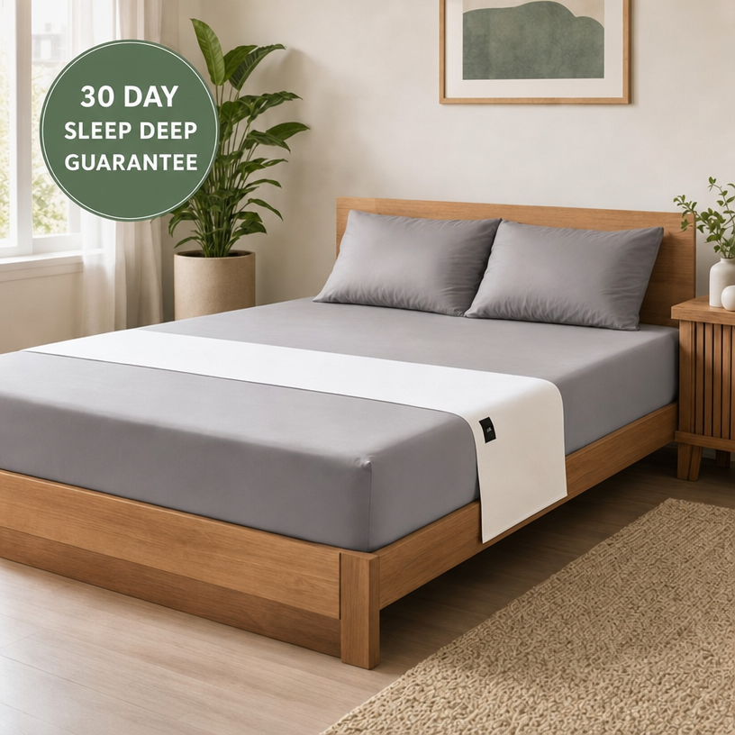 Day Sleeper Grounding Bedsheet 30 day sleep deep guarantee